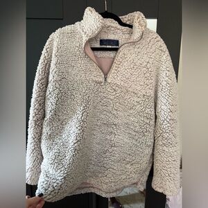 Cozy Sherpa Quarter-Zip Pullover
